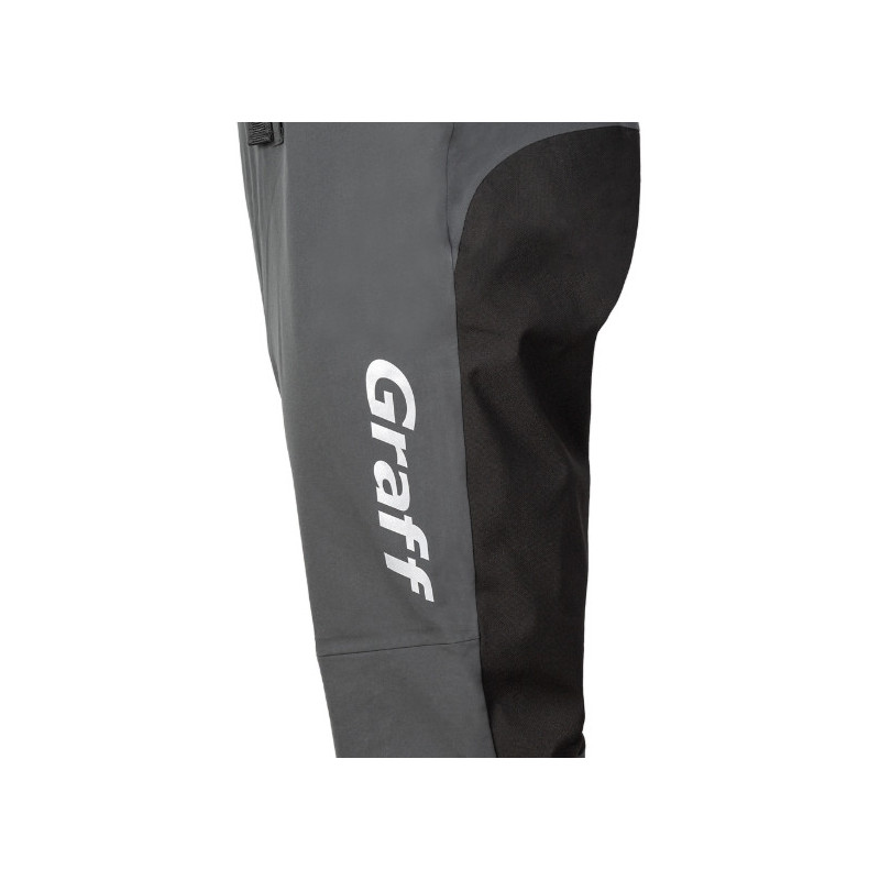 Spodnie z szelkami Graff 707-B/1 roz.2XL/176-182 - grafitowy