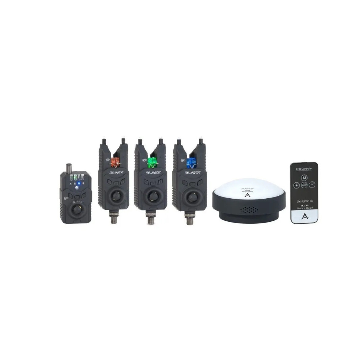 Zestaw sygnalizatorów Anaconda Blaxx IP Pro Set 3+1+1 Red / Green / Blue