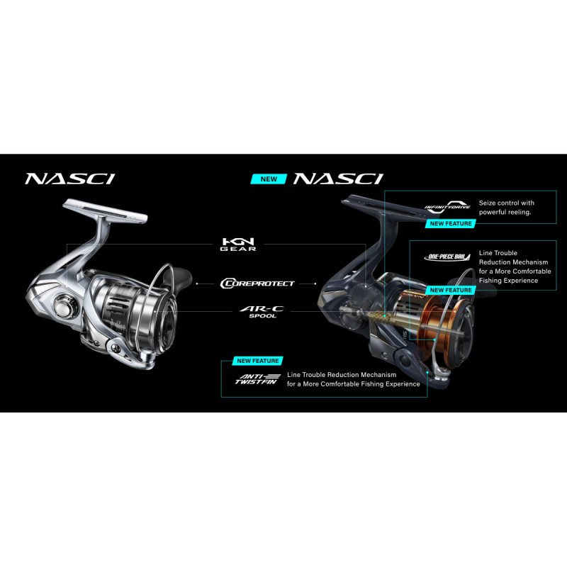 Kołowrotek Shimano Nasci FD C2000S