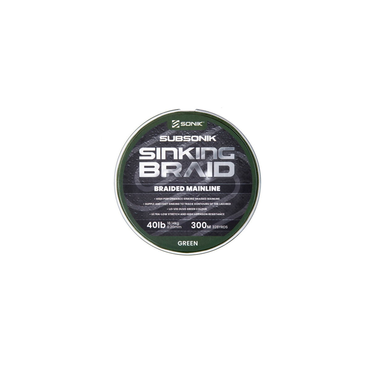 Plecionka Sonik SUBSONIK SINKING BRAID 600m / 40lb / 0,20mm