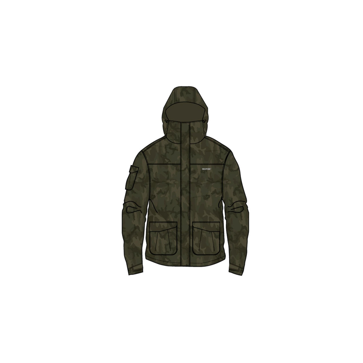 Kurtka SONIK HEAVY WEIGHT PADDED JACKET roz.L - CAMO