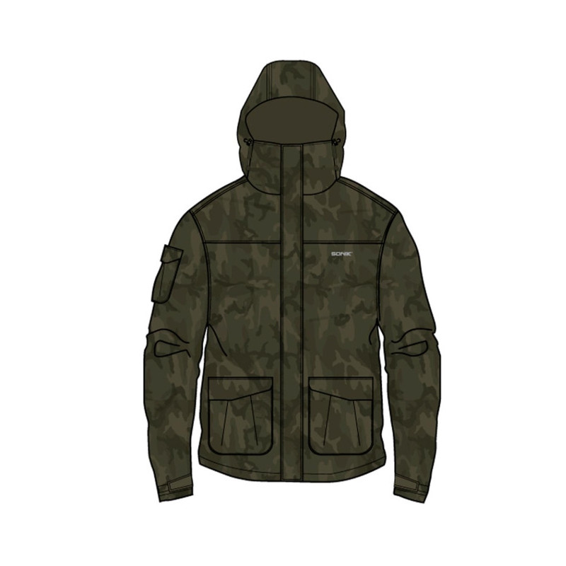 Kurtka SONIK HEAVY WEIGHT PADDED JACKET roz.XL - CAMO Kurtka SONIK HEAVY WEIGHT PADDED JACKET roz.XL - CAMO
