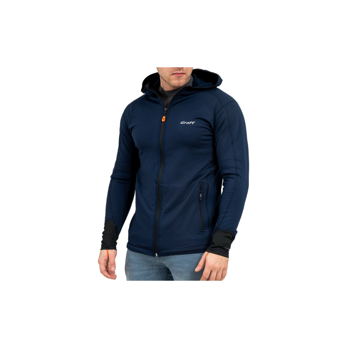 Bluza z kapturem Graff 225-BL-3 roz.L Bluza z kapturem Graff 225-BL-3 roz.L