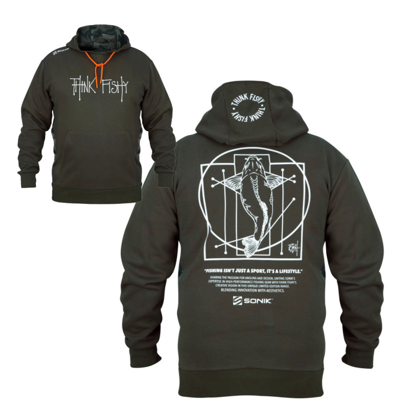 Bluza SONIK HOODY XL BY THINK FISHY ART roz.XL Bluza SONIK HOODY XL BY THINK FISHY ART roz.XL