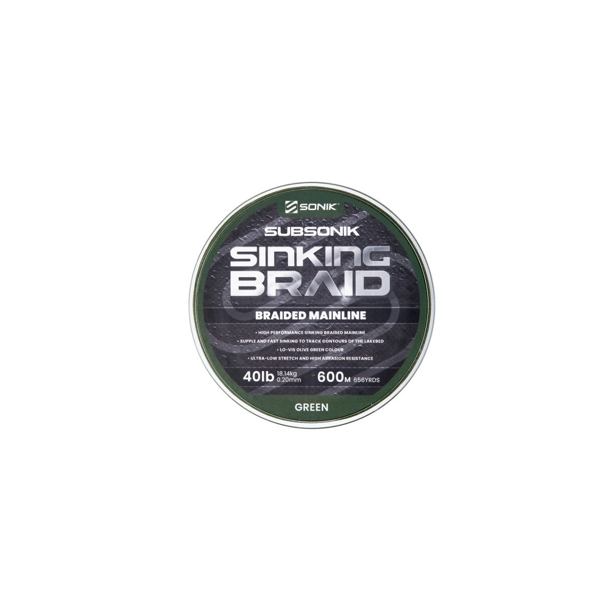 Plecionka SUBSONIK SINKING BRAID 300m / 0,20mm / 40lb