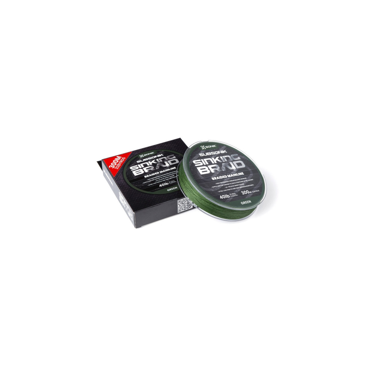 Plecionka SUBSONIK SINKING BRAID 300m / 0,20mm / 40lb