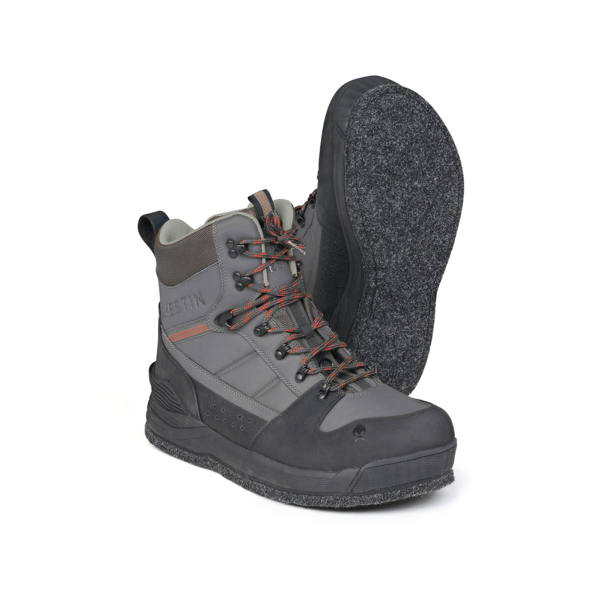 Buty do brodzenia Westin W6 WADING BOOT roz.45/10 - Filcowa podeszwa DARK SHADOW