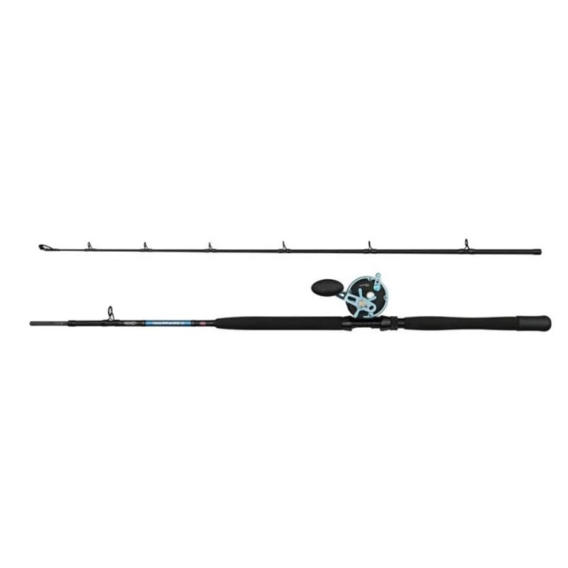 Zestaw wędka + multiplikator Penn Warfare II Boat 213cm / 20-30lb 30LW LH