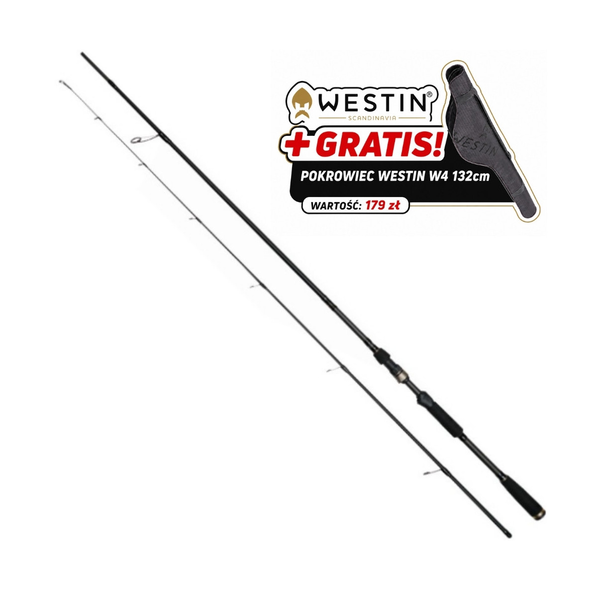 Wędka Westin W3 PowerStrike 2nd 225cm / 10-40g +GRATIS