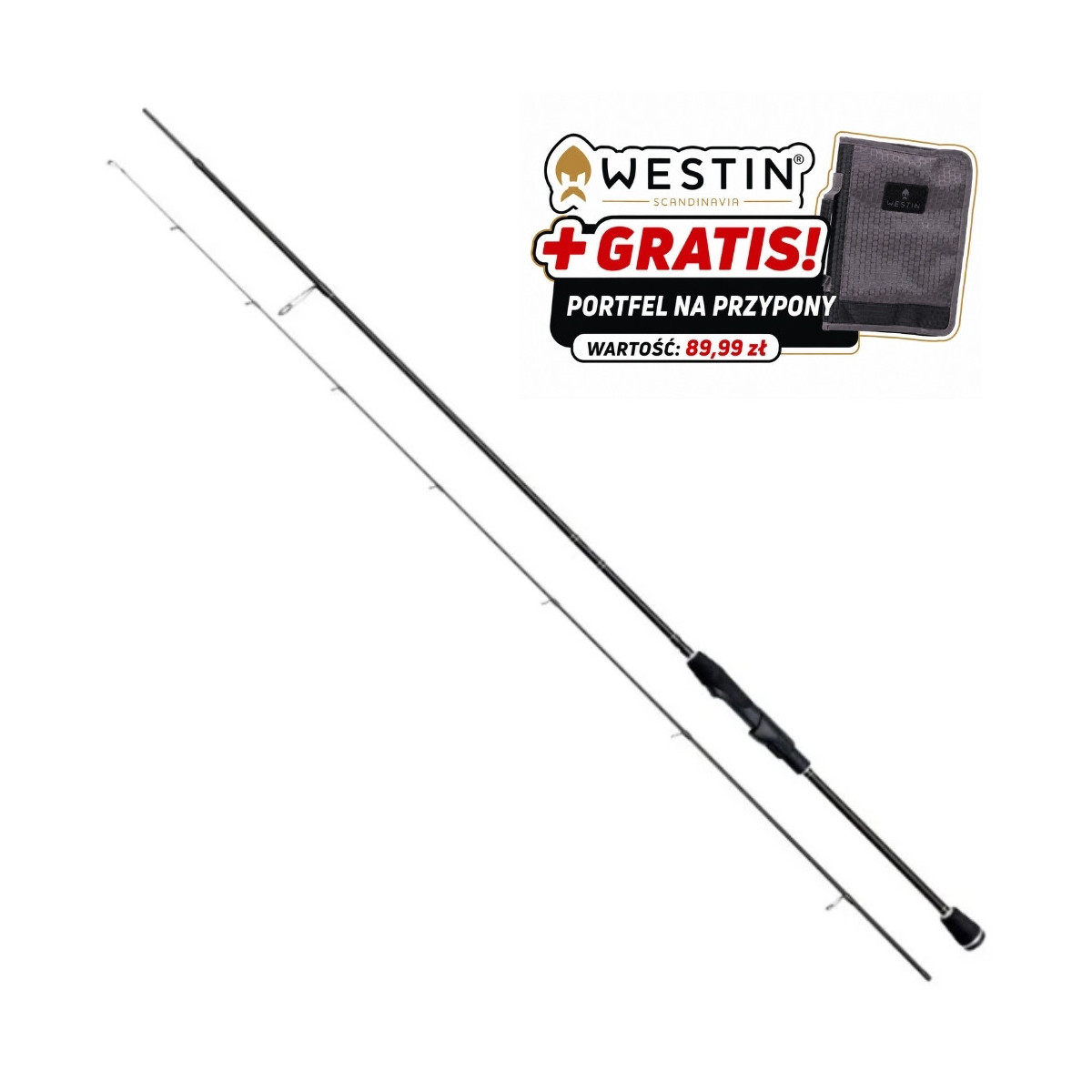 Wędka Westin W2 Streetstick 2 SKŁADY 213cm / 5-15g +GRATIS