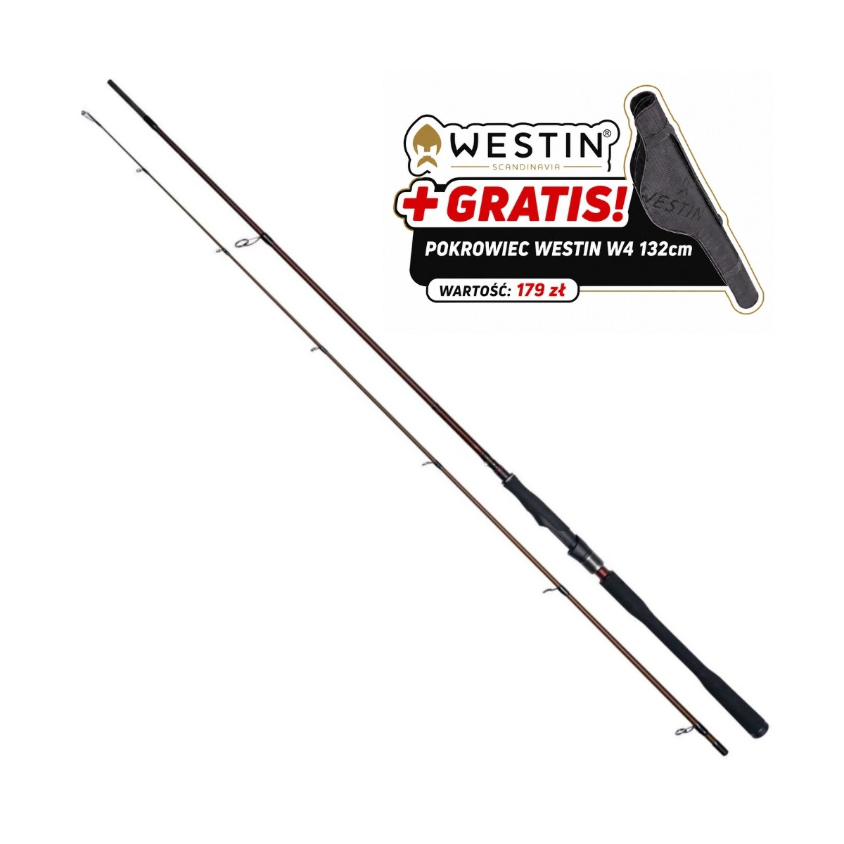 Wędka Westin W4 POWERLURE 2ND 240cm / 25-80g Wędka Westin W4 POWERLURE 2ND 240cm / 25-80g