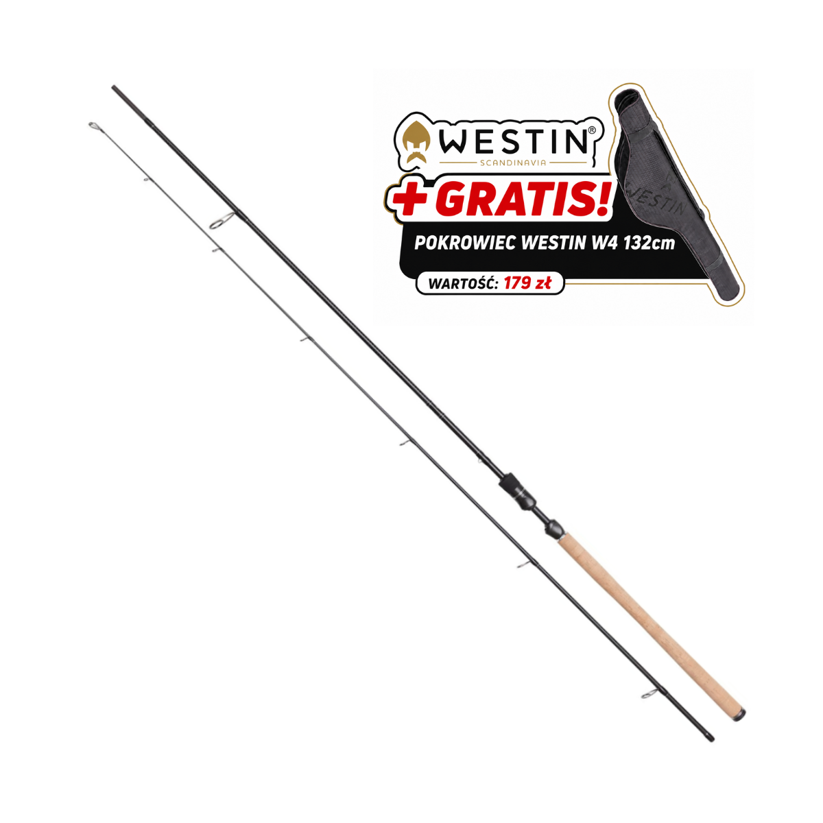 Wędka Westin W3 VERTICAL JIGGING-T 3RD 6'2" 188cm / 28-52g XH  +GRATIS