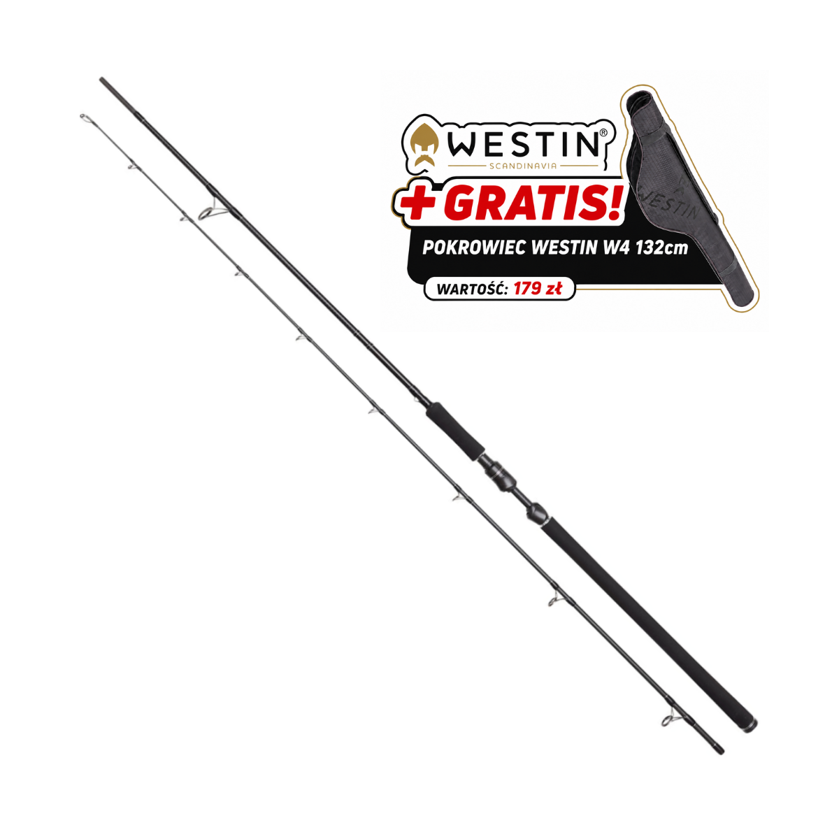 Wędka Westin W3 POWERCAST 3RD 8'3" 251cm / 40-130g / XXH +GRATIS Wędka Westin W3 POWERCAST 3RD 8'3" 251cm / 40-130g / XXH +GRATIS