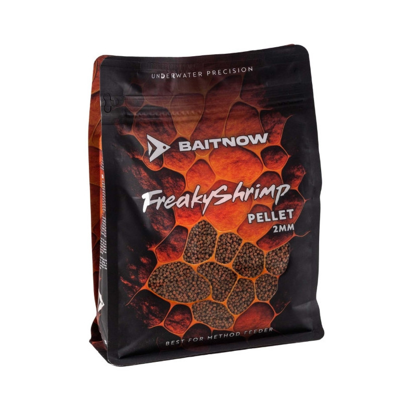 Pellet BaitNow Method Feeder 800g 2mm - Freaky Shrimp