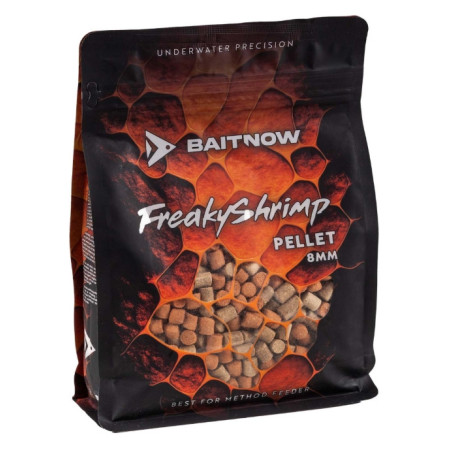 Pellet BaitNow Method Feeder 800g 8mm - Freaky Shrimp