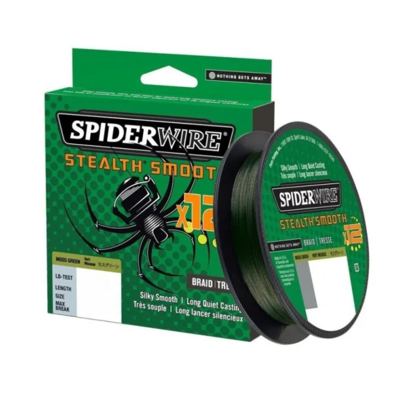Plecionka SpiderWire Stealth Smooth 12 Braid 150m / 0,09mm / Moss Green