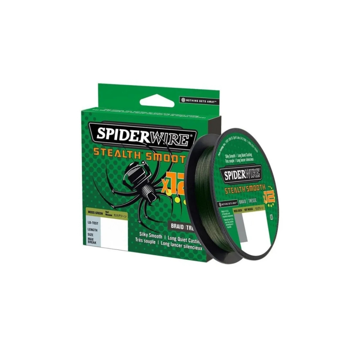Plecionka SpiderWire Stealth Smooth 12 Braid 150m / 0,06mm / Moss Green
