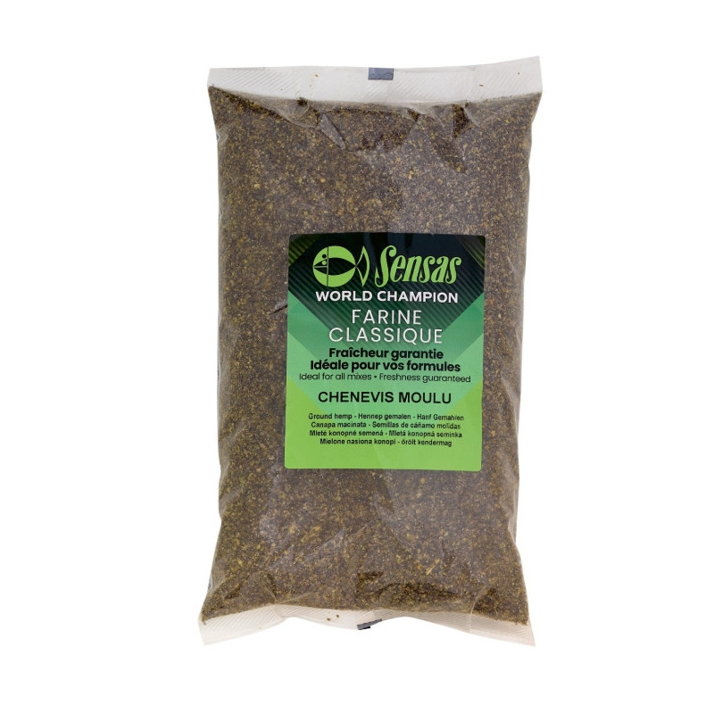 Nasiona konopi Sensas CHENEVIS MOULU 700g Nasiona konopi Sensas CHENEVIS MOULU 700g