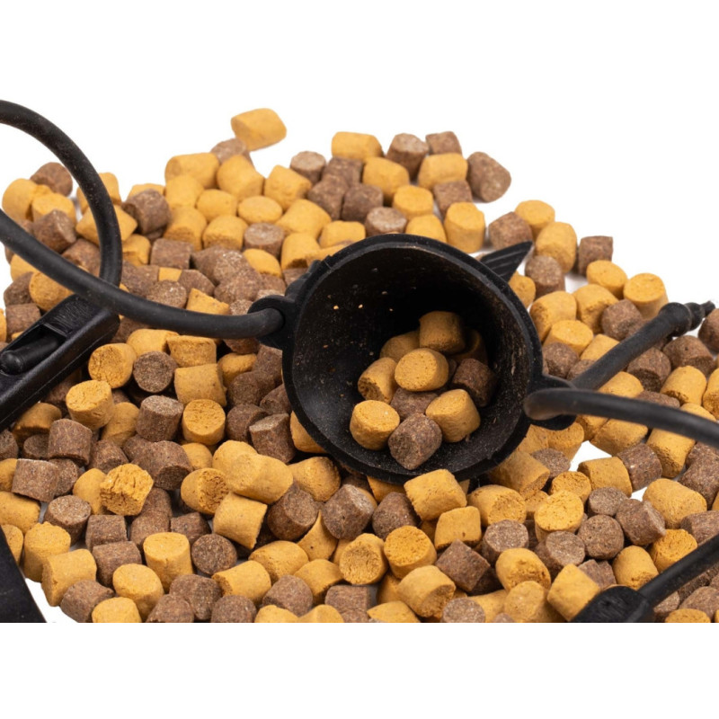 Pellet BaitNow Method Feeder 800g 8mm - Yellow Spin