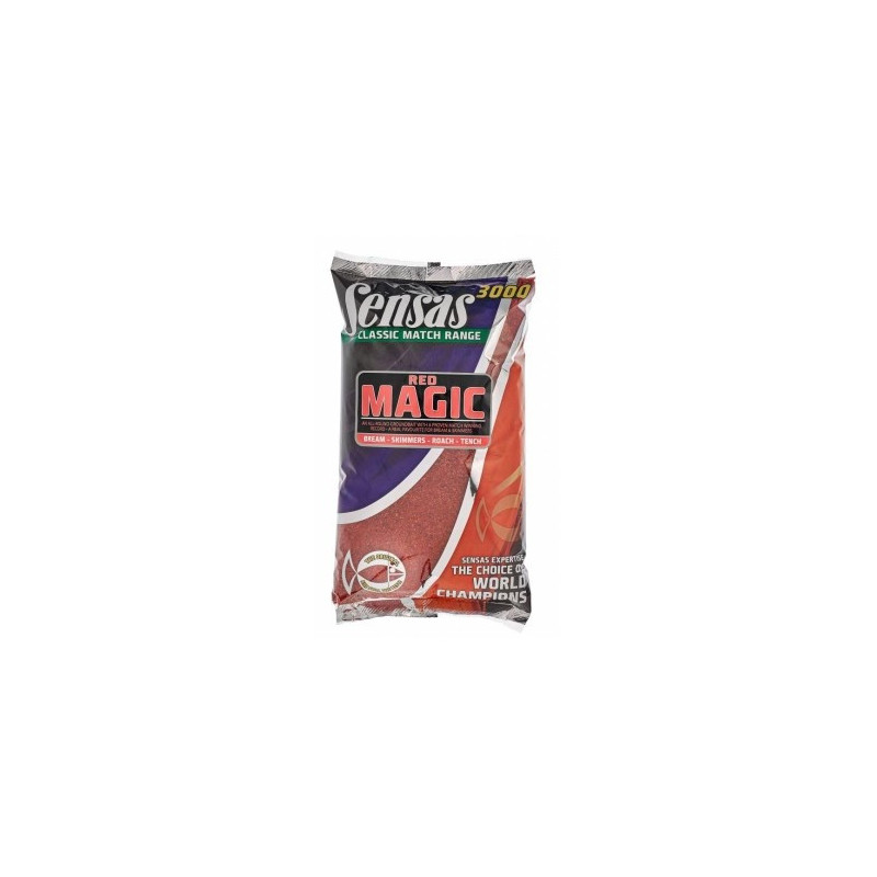Zanęta SENSAS 3000 MAGIC RED 1kg