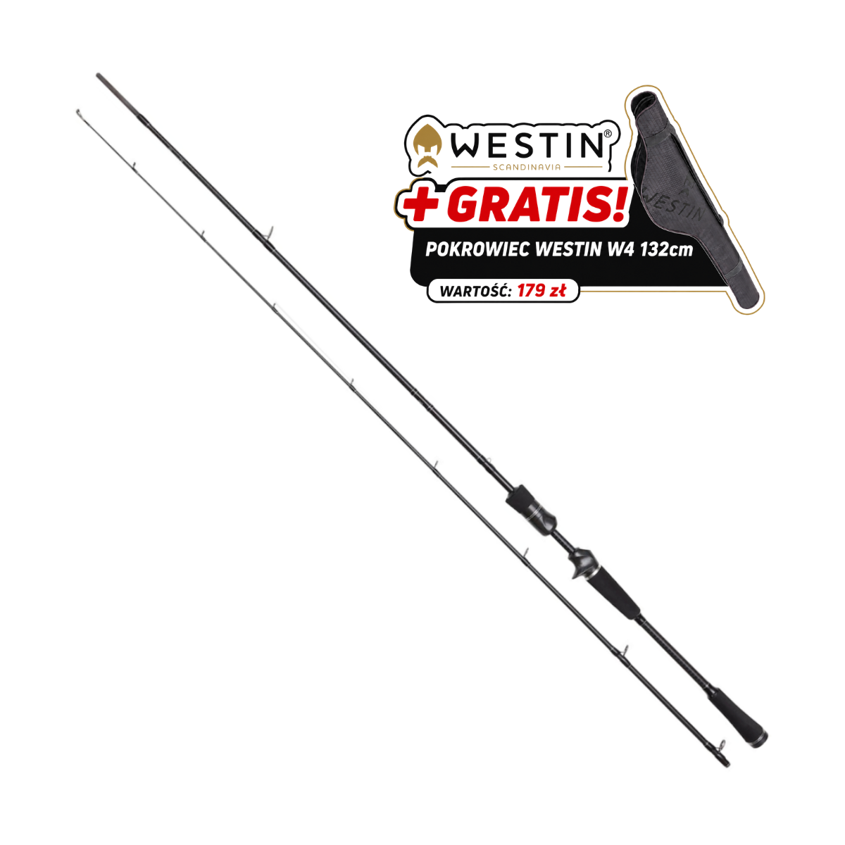 Wędka Westin W3 TWITCH & POP-T 3RD 7'2" 218cm / 5-21g M +GRATIS