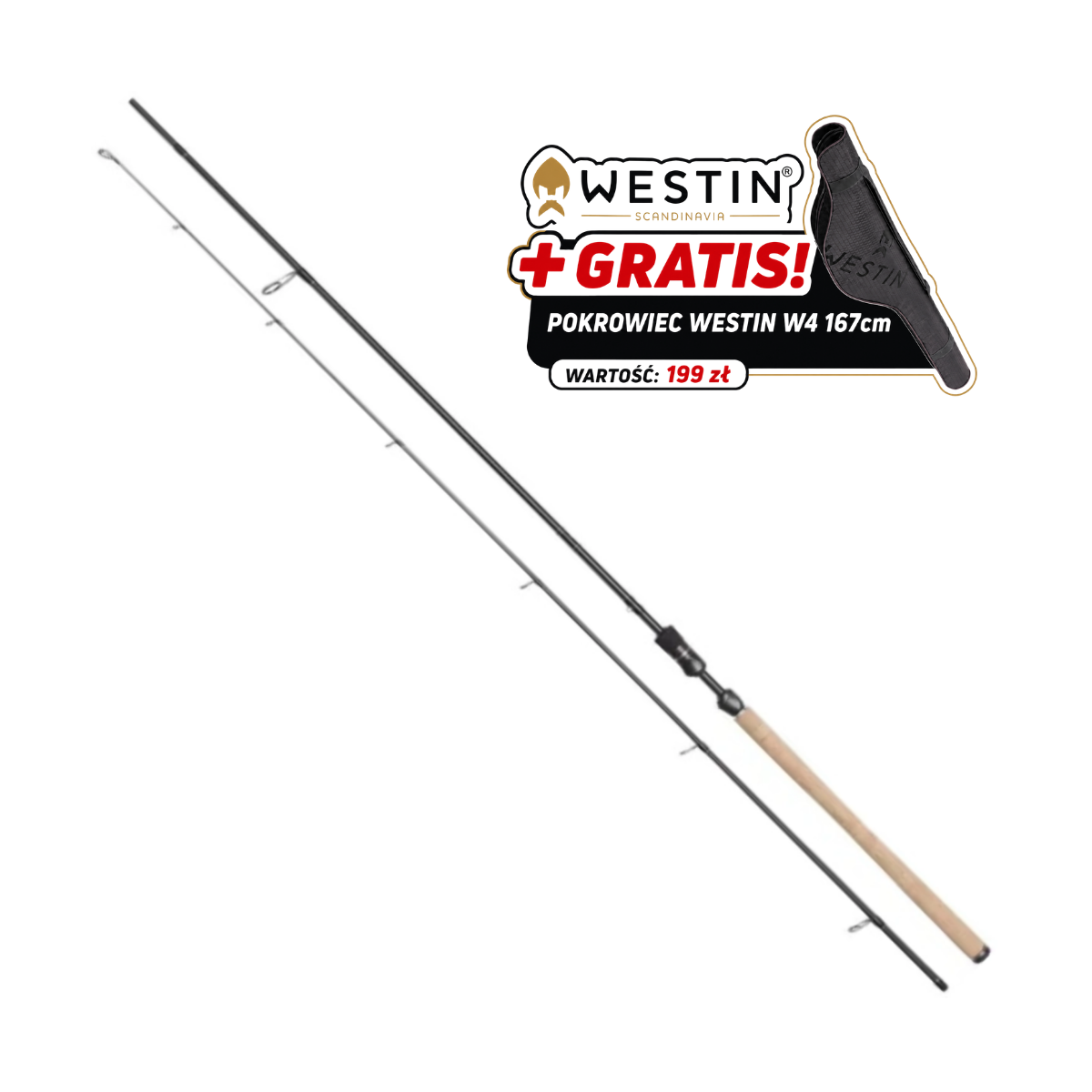 Wędka Westin W3 Spin 3RD M 305cm / 7-30g +GRATIS