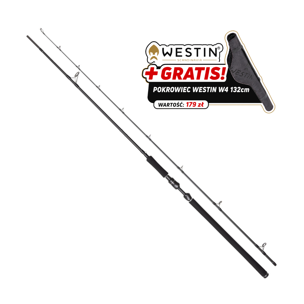 Wędka Westin W3 POWERCAST 3RD 236cm / 60-150g +GRATIS