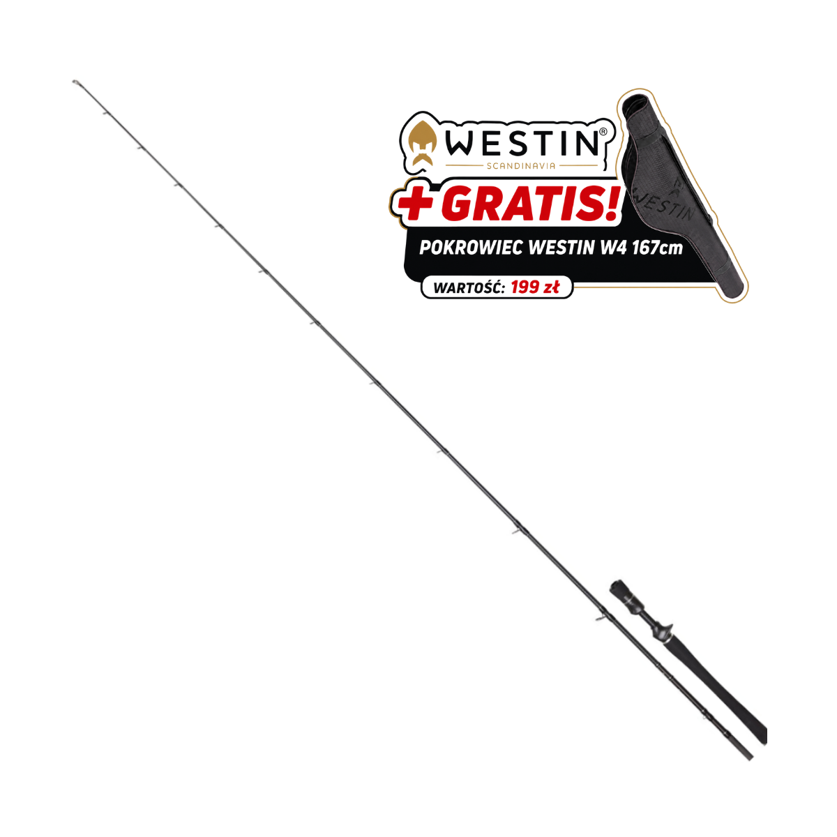 Wędka Westin W3 LIVECAST-T 3RD 203cm / 30-80g +GRATIS