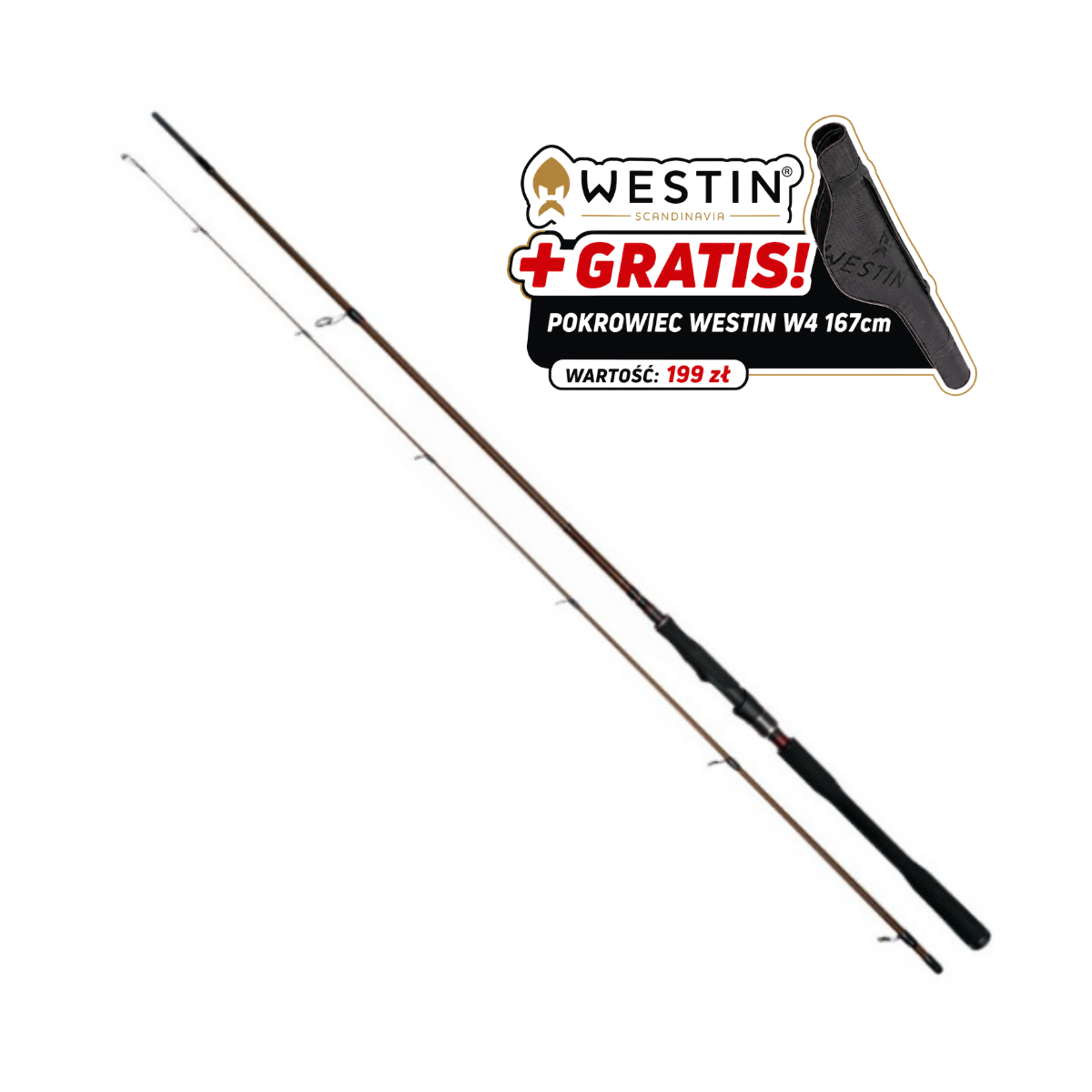Wędka Westin W4 Powershad 2nd 270cm / 30-90g +GRATIS