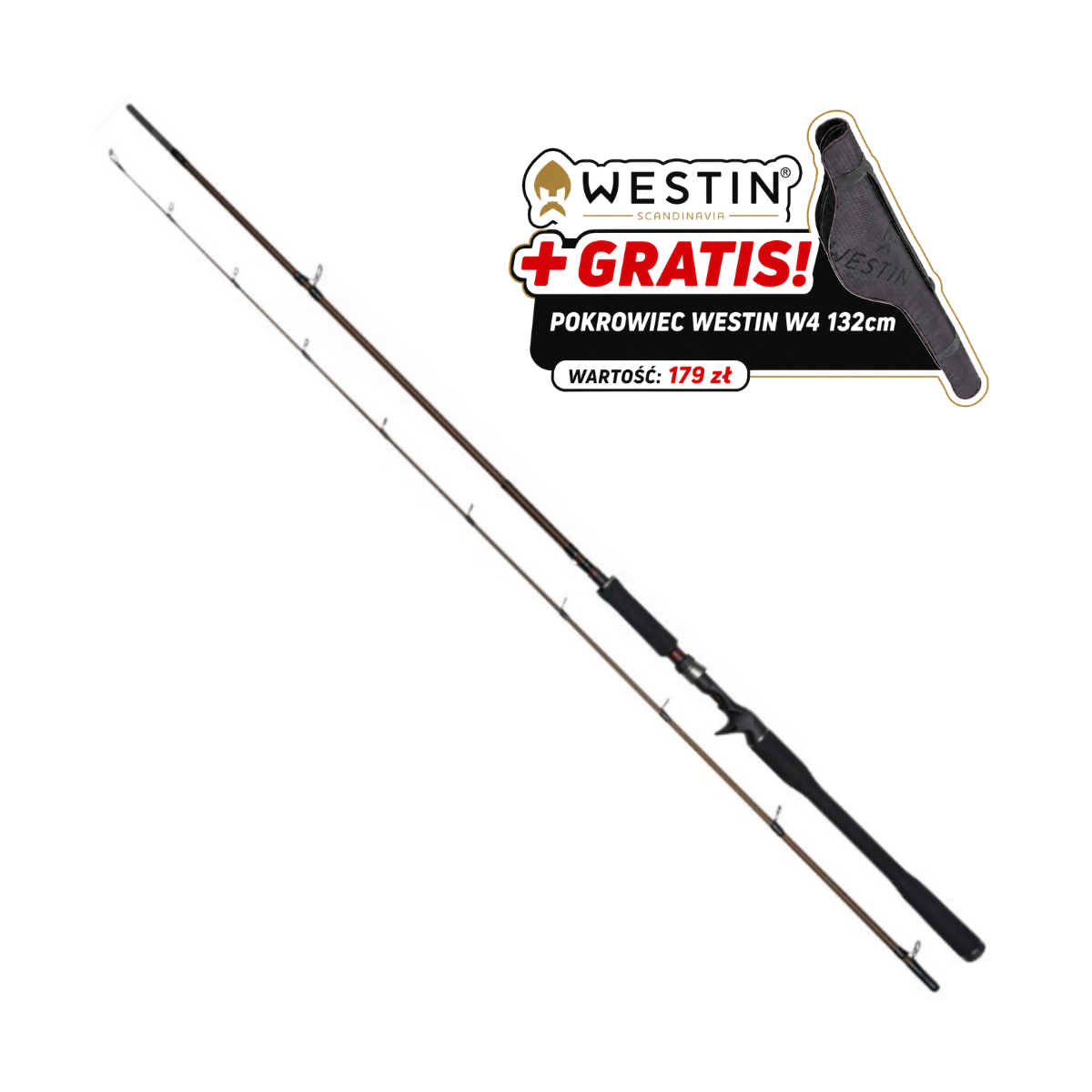 Wędka Westin W4 Powershad-T 2nd 240cm / 30-90g +GRATIS
