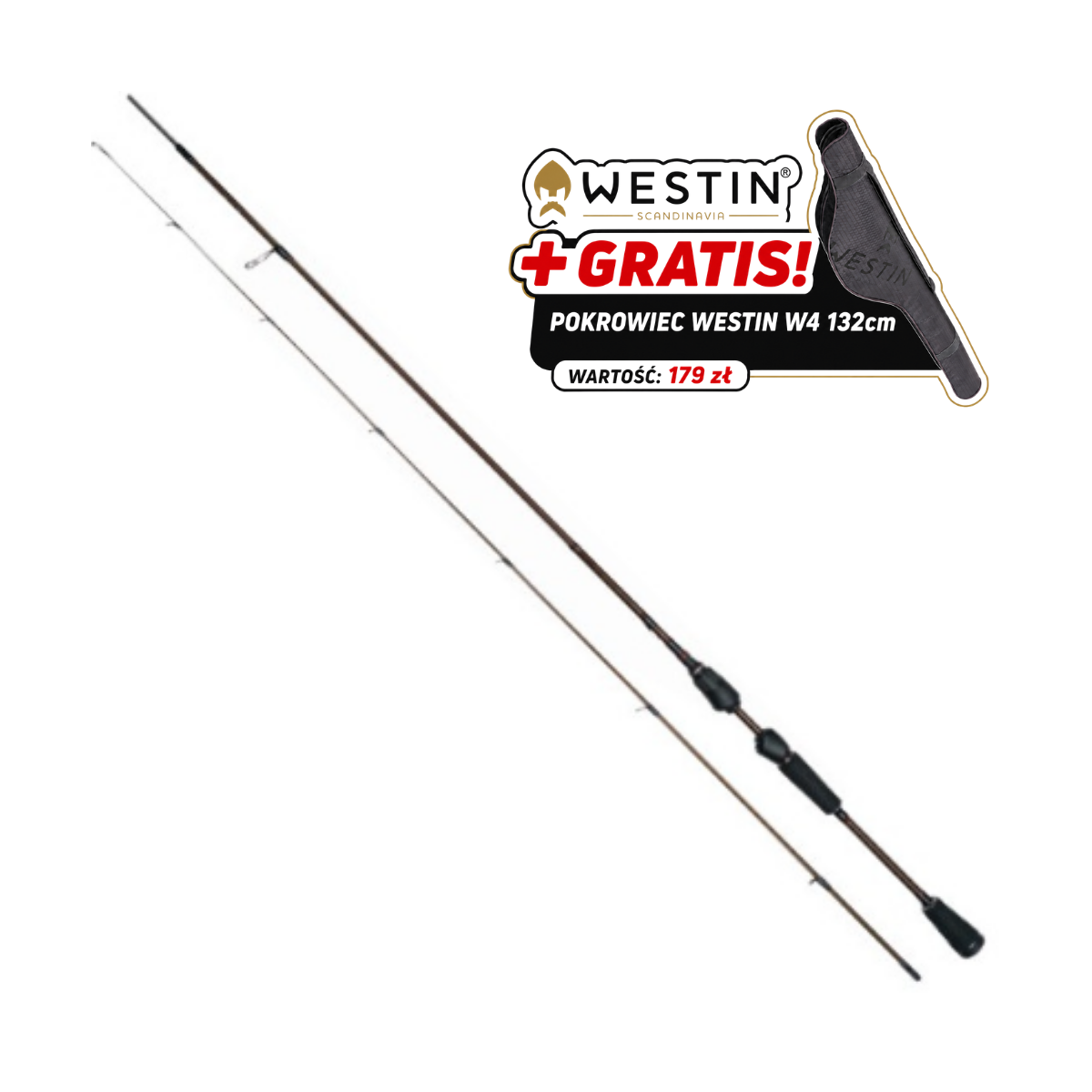 Wędka Westin W4 StreetStick 2nd 183cm / 2-7g +GRATIS