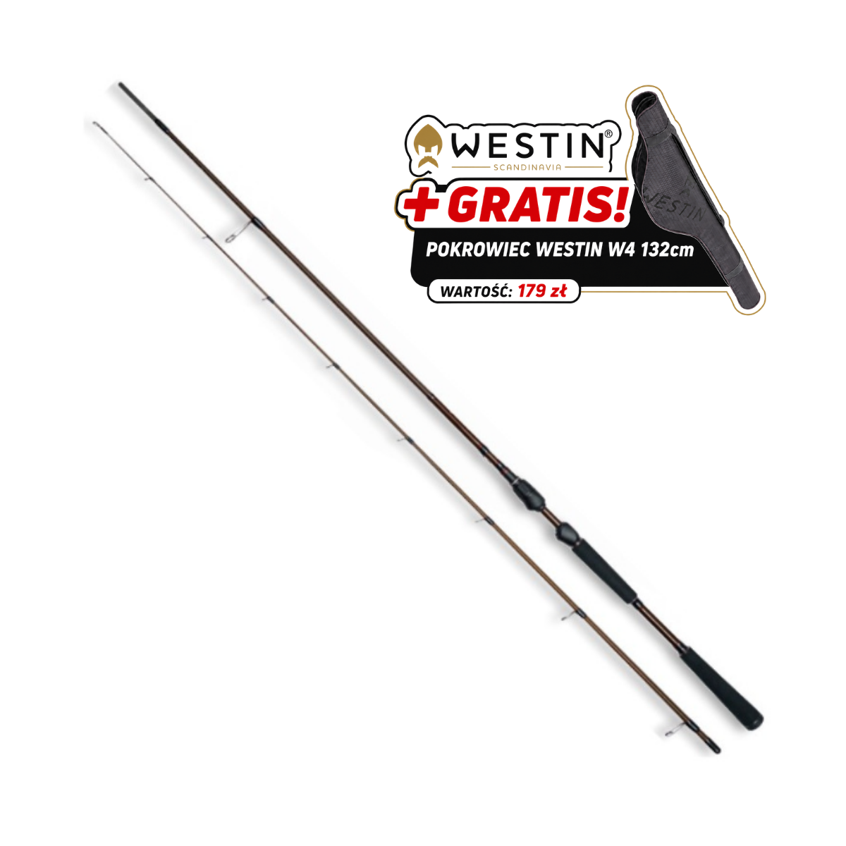 Wędka Westin W4 Finesse Shad 2 nd 220cm / 10-28g +GRATIS