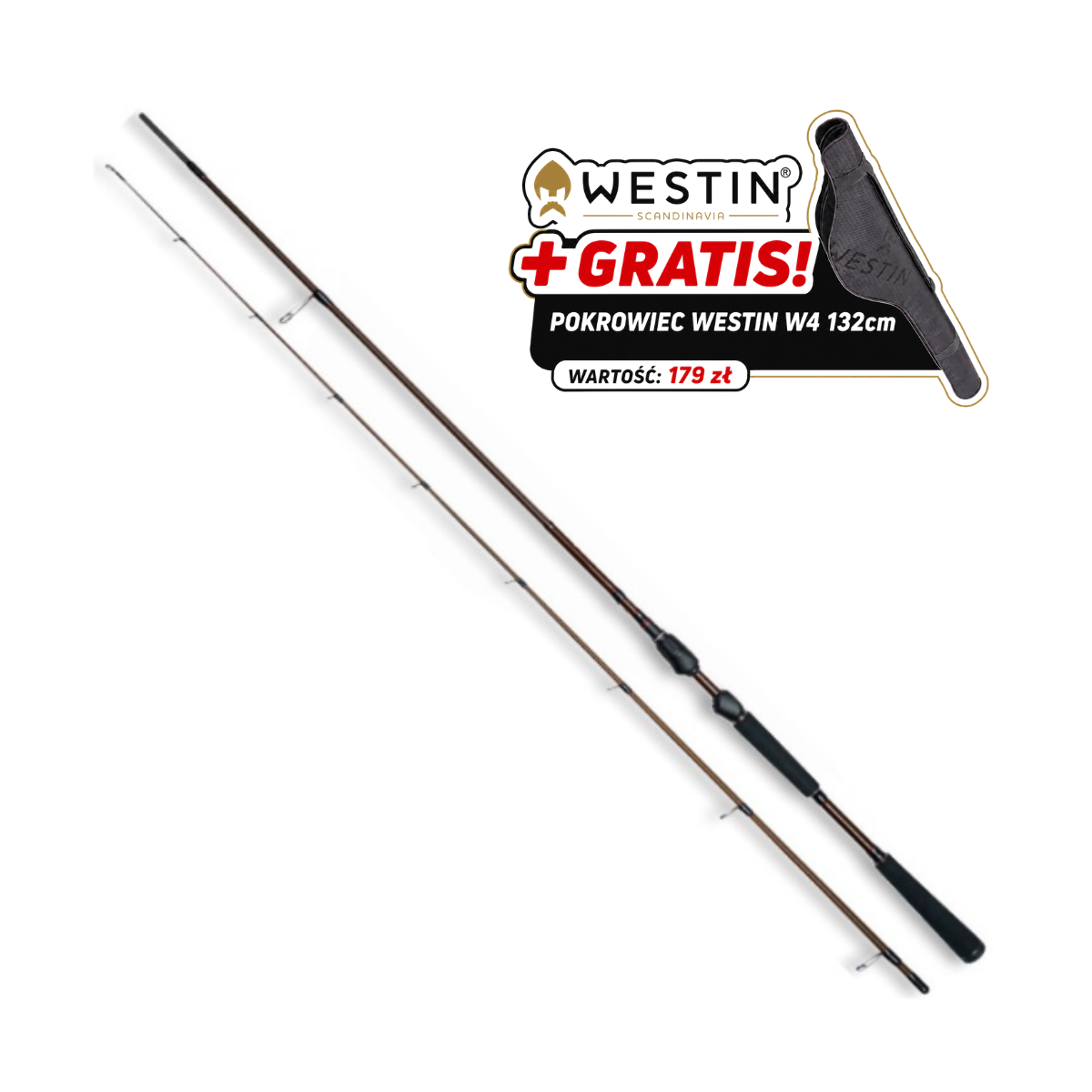 Wędka Westin W4 Finesse Shad 2 nd 225cm / 12-38g +GRATIS