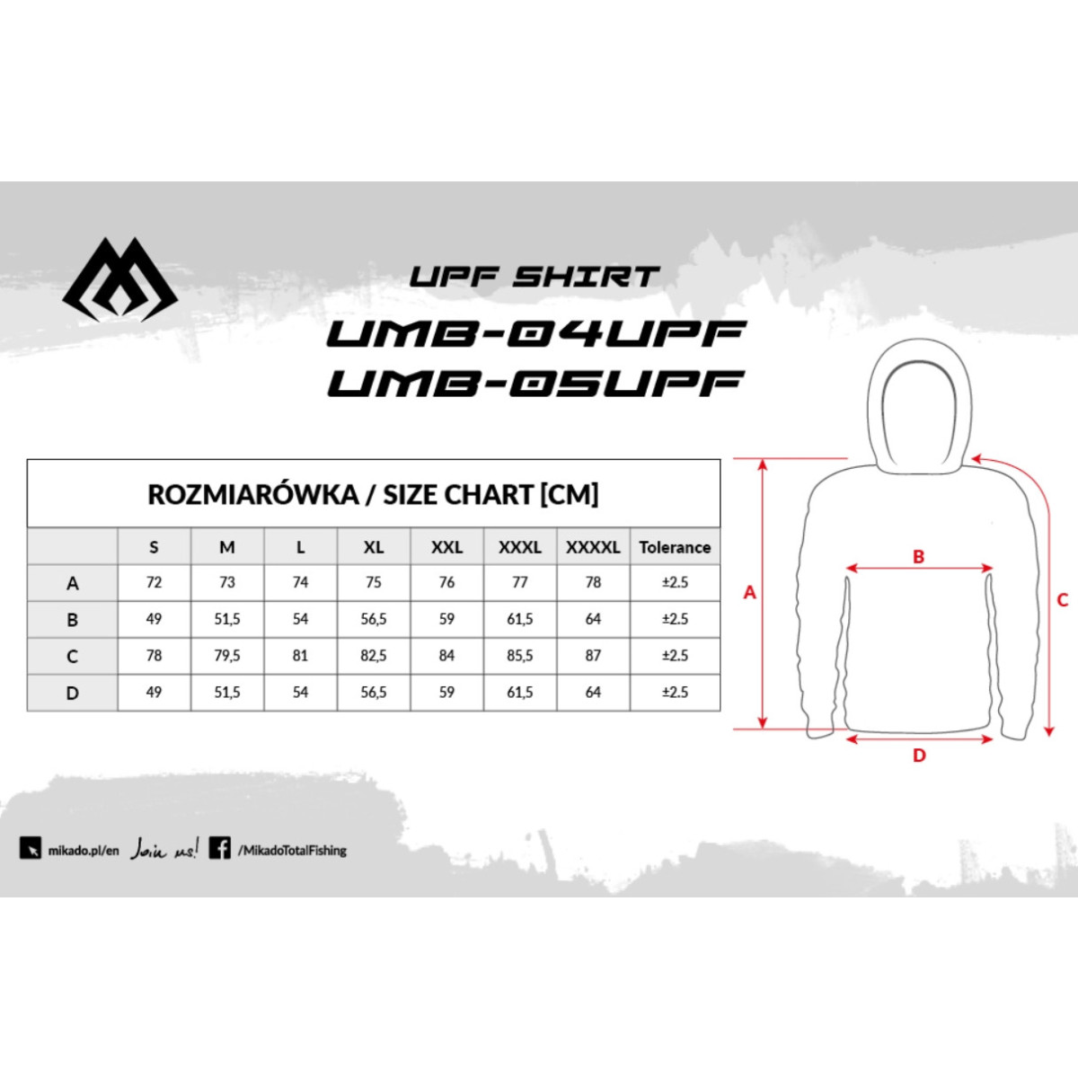 Bluza Mikado z filtrem UPF roz.XXL