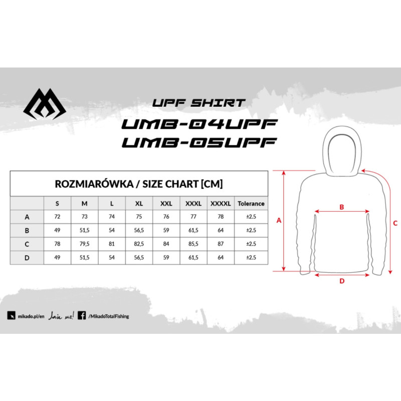 Bluza Mikado z filtrem UPF roz.XXL