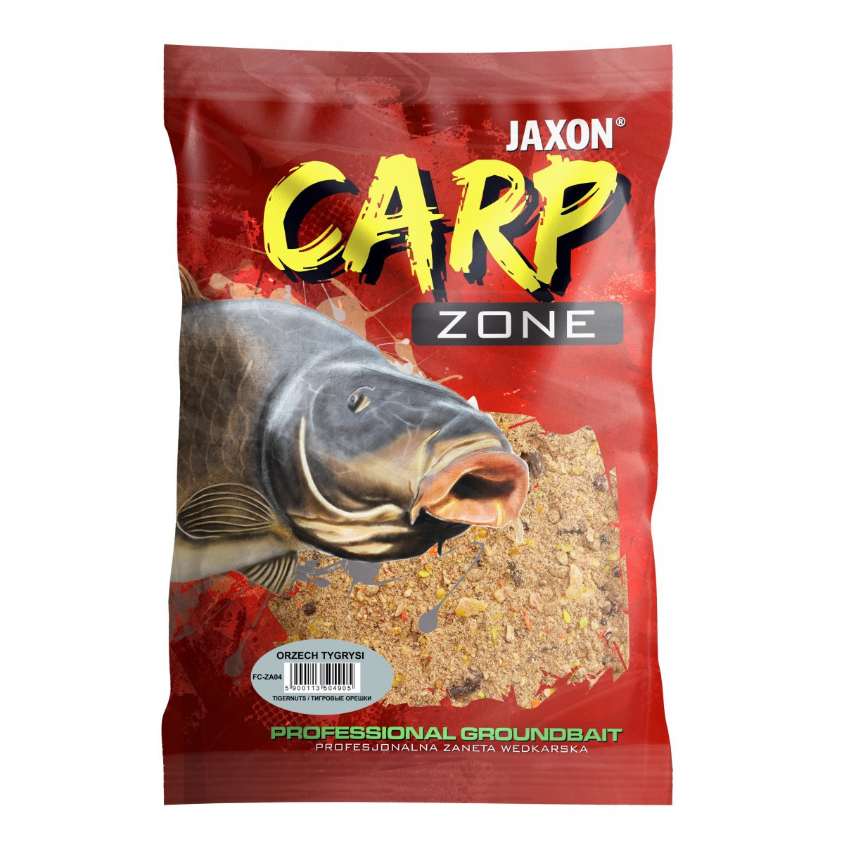 Zanęta Jaxon CARP ZONE 1kg - ORZECH TYGRYSI Zanęta Jaxon CARP ZONE 1kg - ORZECH TYGRYSI