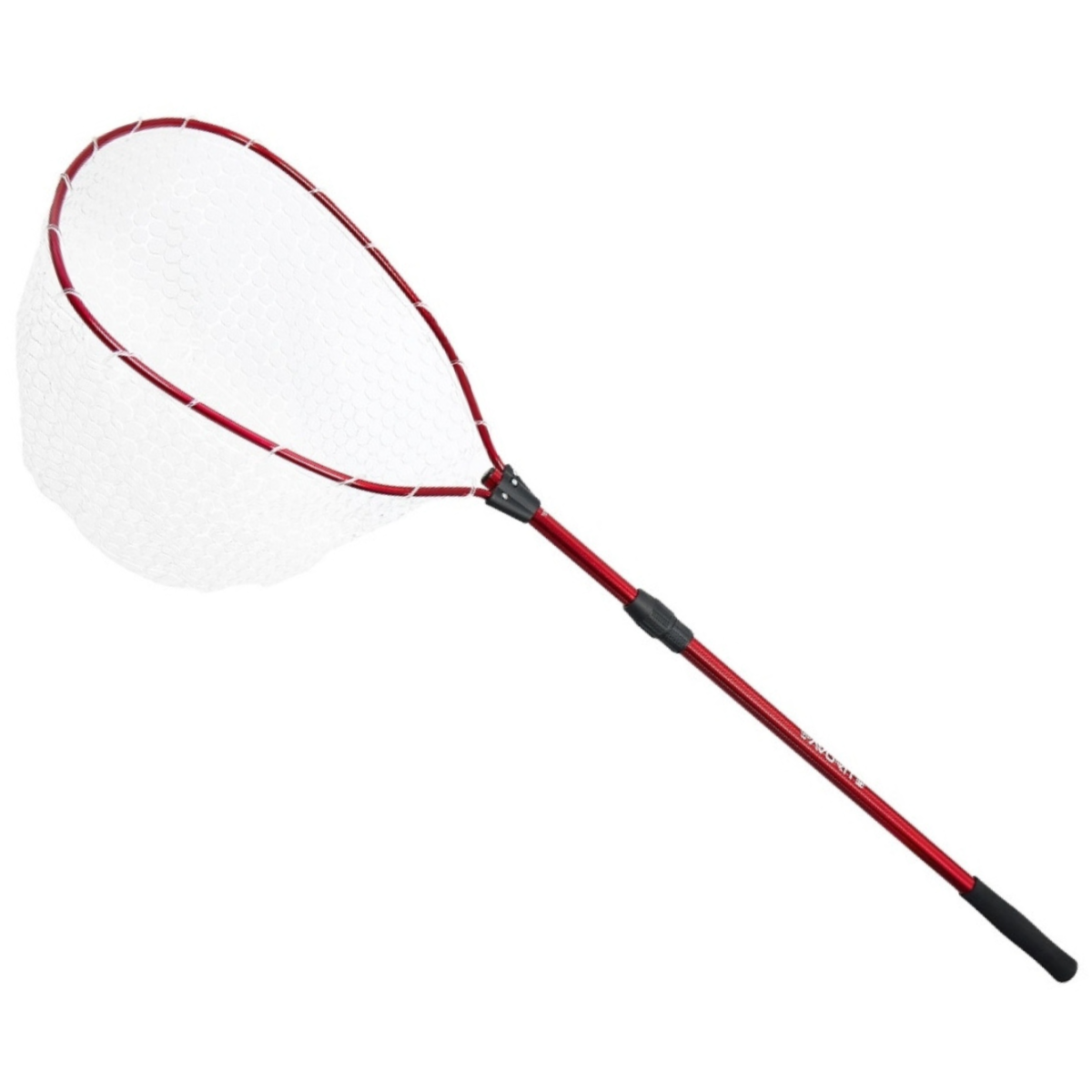 Podbierak teleskopowy Favorite Arena 125-190cm - czerwony Podbierak teleskopowy Favorite Arena 125-190cm - czerwony