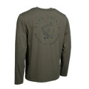 Koszulka Nash Make It Happen Carp Logo Long Sleeve T Shirt Green roz.L Koszulka Nash Make It Happen Carp Logo Long Sleeve T Shirt Green roz.L