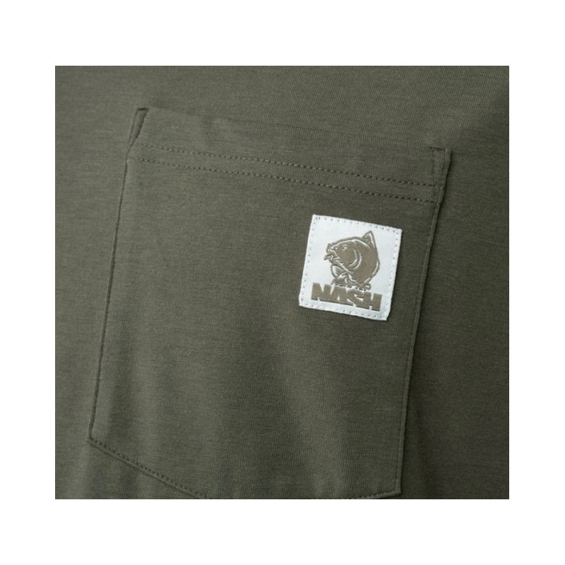 Koszulka Nash Make It Happen Carp Logo Long Sleeve T Shirt Green roz.XL