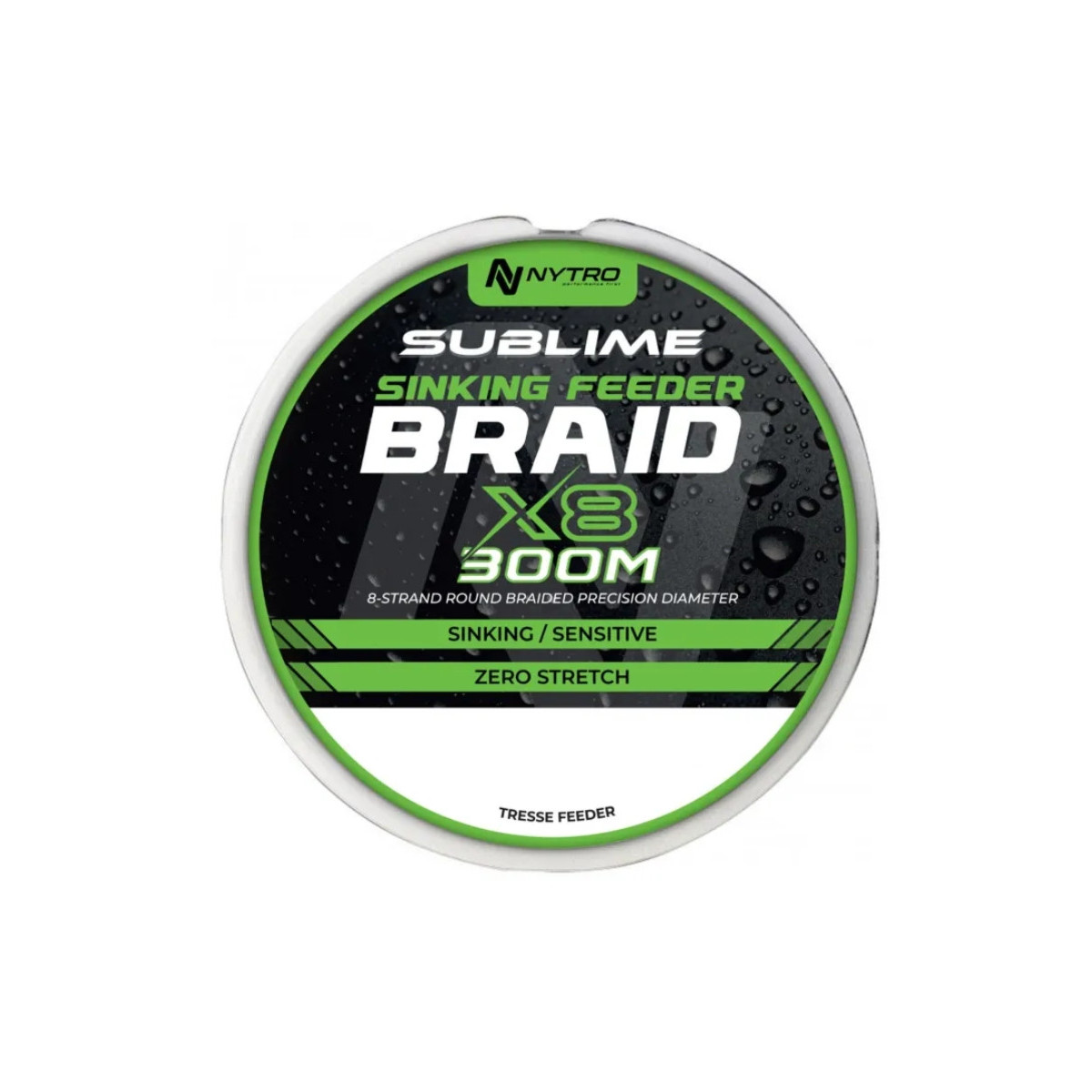 Plecionka Nytro Sublime X8 Sinking Feeder Braid 300m / 0,12mm - Brown