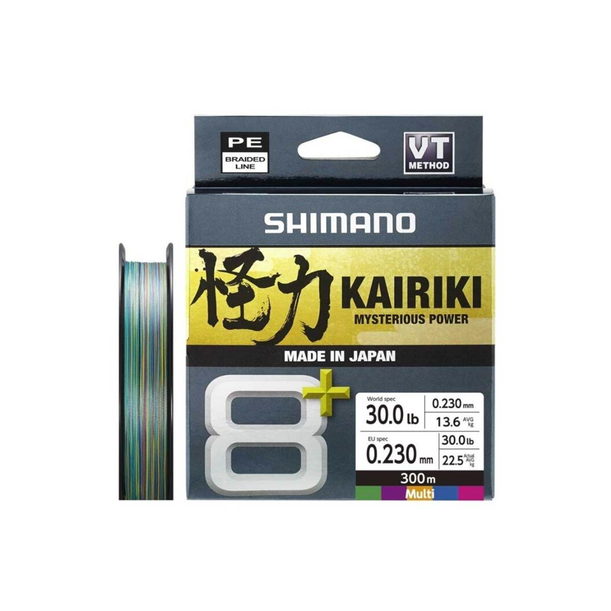Plecionka Shimano Kairiki 8+ 300m / 0,35mm / 300m / Multicolor