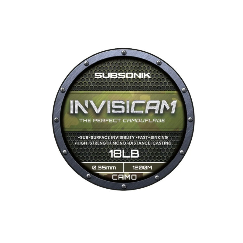 Żyłka SUBSONIK INVISICAM 1200m / 0,35mm / 18lb / camo