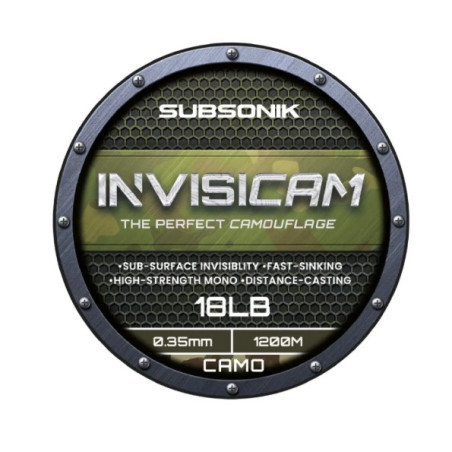 Żyłka SUBSONIK INVISICAM 1200m / 0,35mm / 18lb / camo