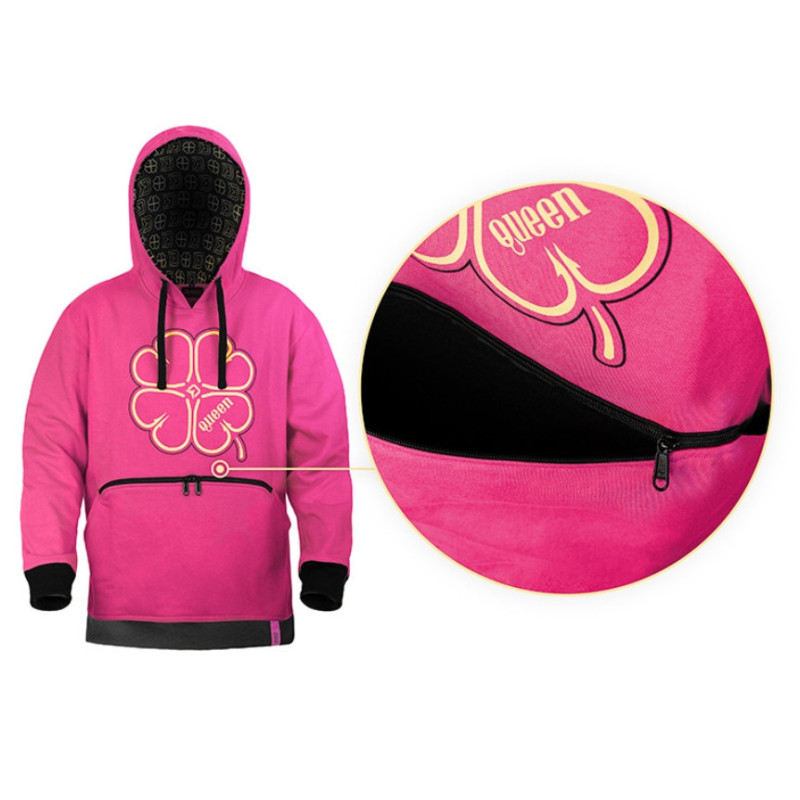 Bluza z kapturem Delphin QUEEN 4Love roz.L Bluza z kapturem Delphin QUEEN 4Love roz.L