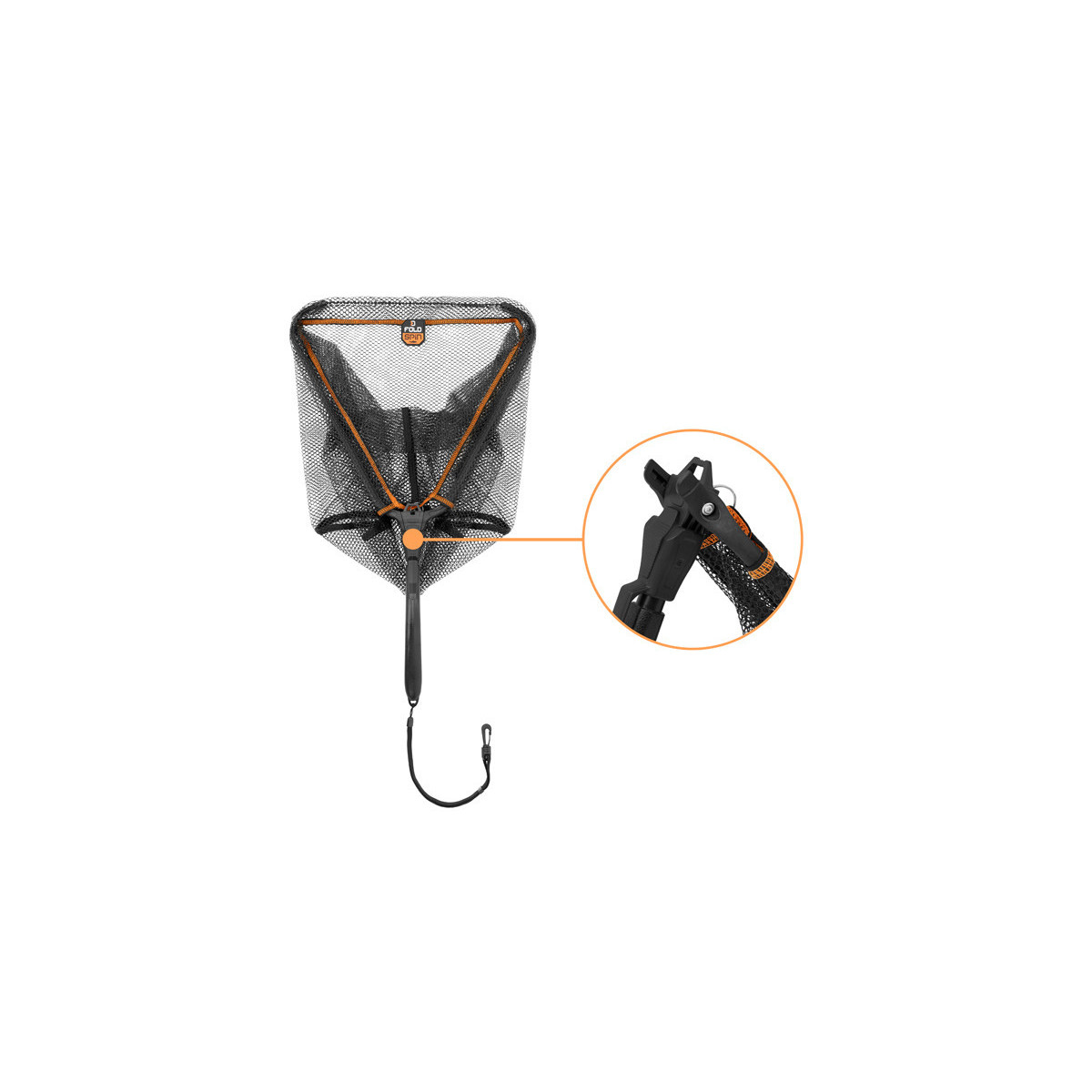 Podbierak spinningowy Delphin FoldSPIN 40x40cm