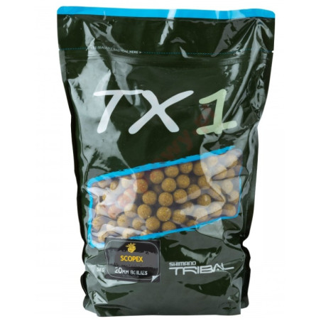Kulki Shimano Tribal TX1 5kg / 20mm - Scopex