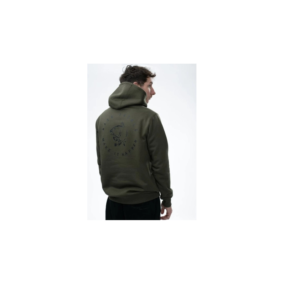 Bluza Nash Make It Happen Carp Logo Hoody roz.L - Green