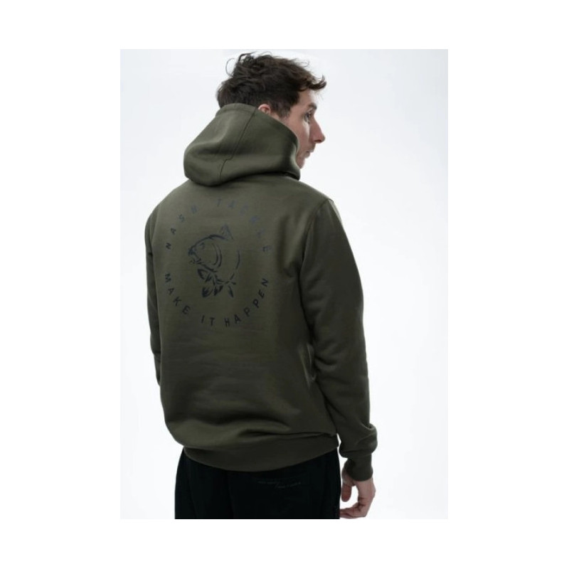 Bluza Nash Make It Happen Carp Logo Hoody roz.L - Green