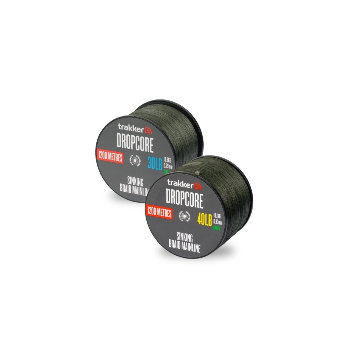 Plecionka Trakker Dropcore Braid 1200m / 0,29mm / 30lb / 13,6kg / Green Plecionka Trakker Dropcore Braid 1200m / 0,29mm / 30lb / 13,6kg / Green