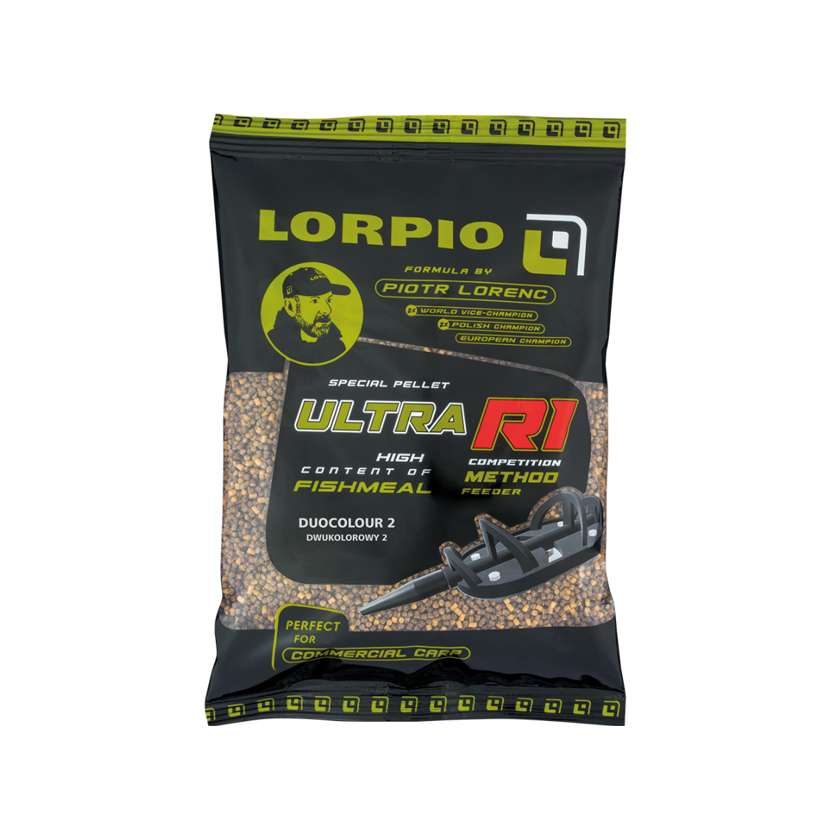 PELLET Lorpio ULTRA R1 DUOCOLOUR 700 g - 2mm - Halibut